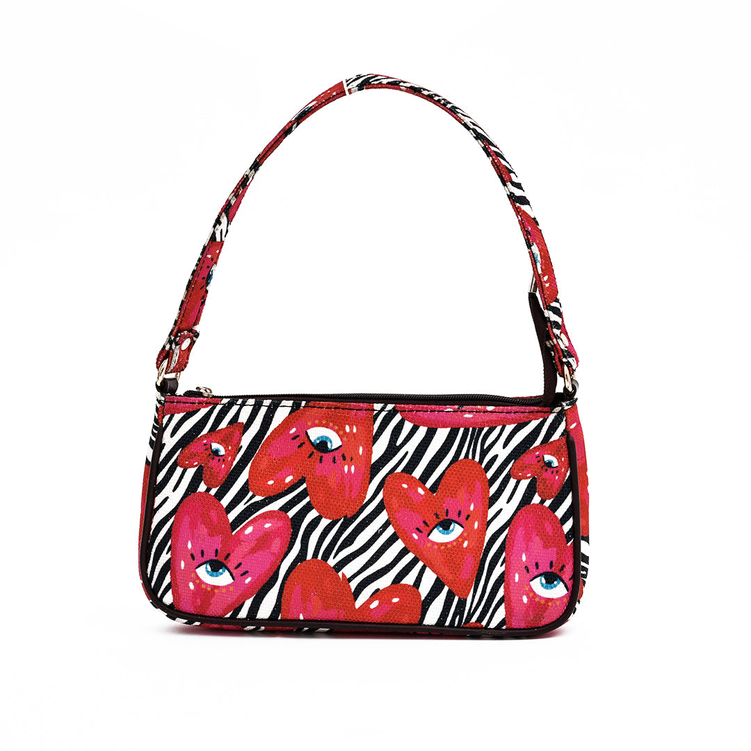 Heart Eye Shoulder Bag