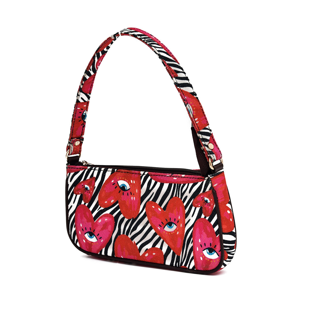 Heart Eye Shoulder Bag