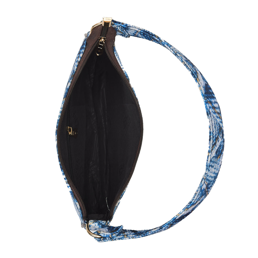 Denim Floral Bag