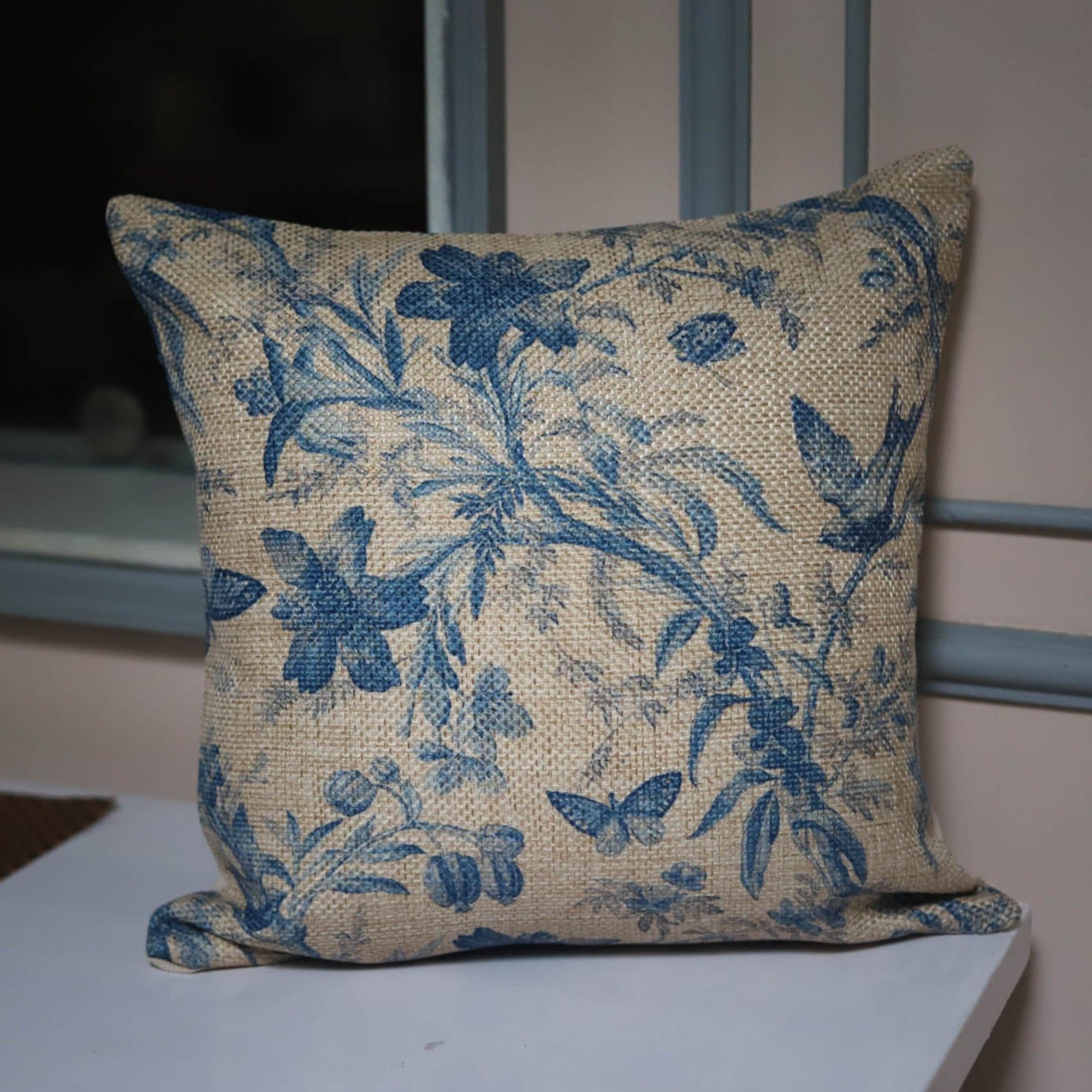 Powder Blue Cushion Cover - Main Image