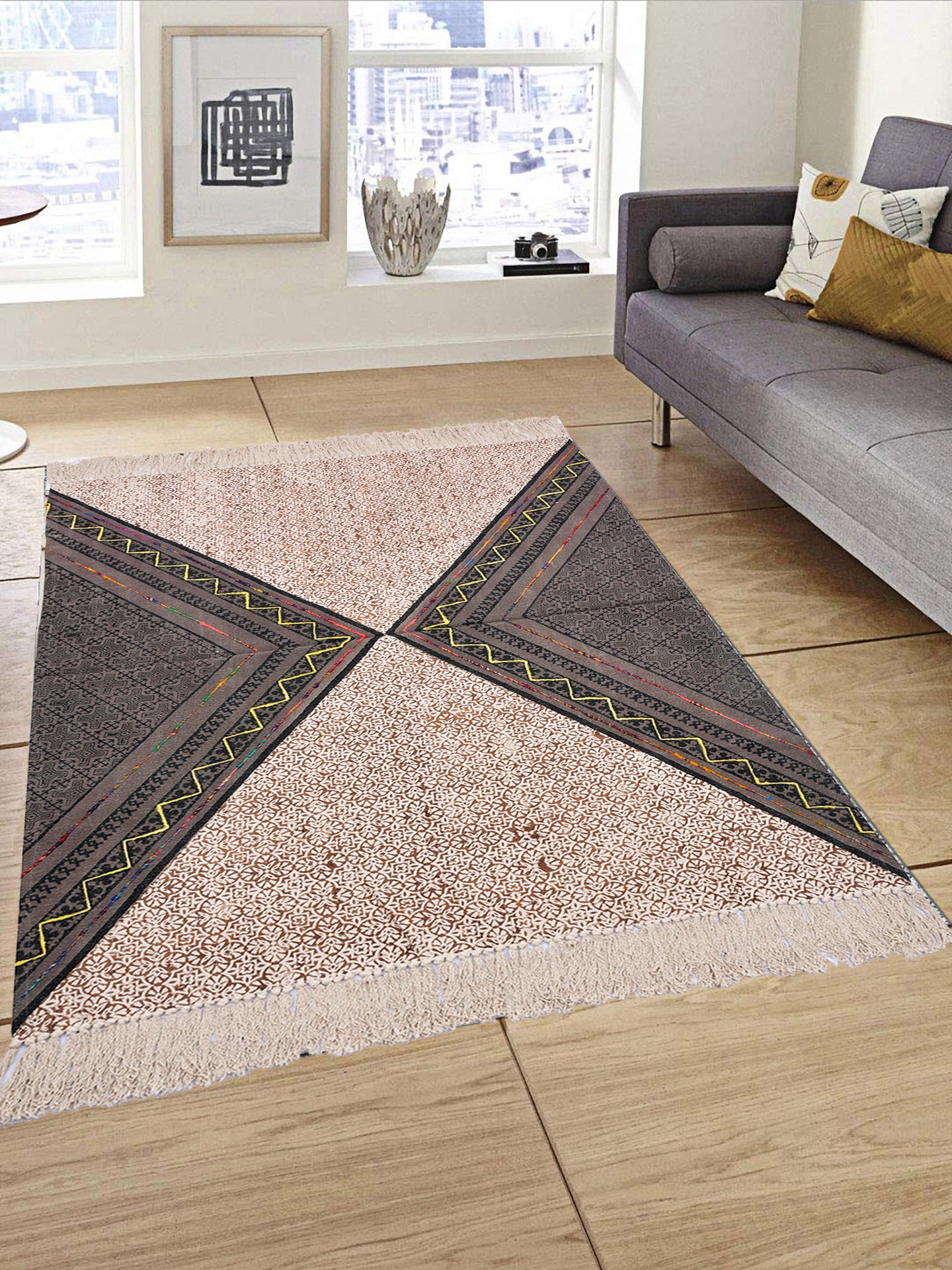 Niket Block Print Rug