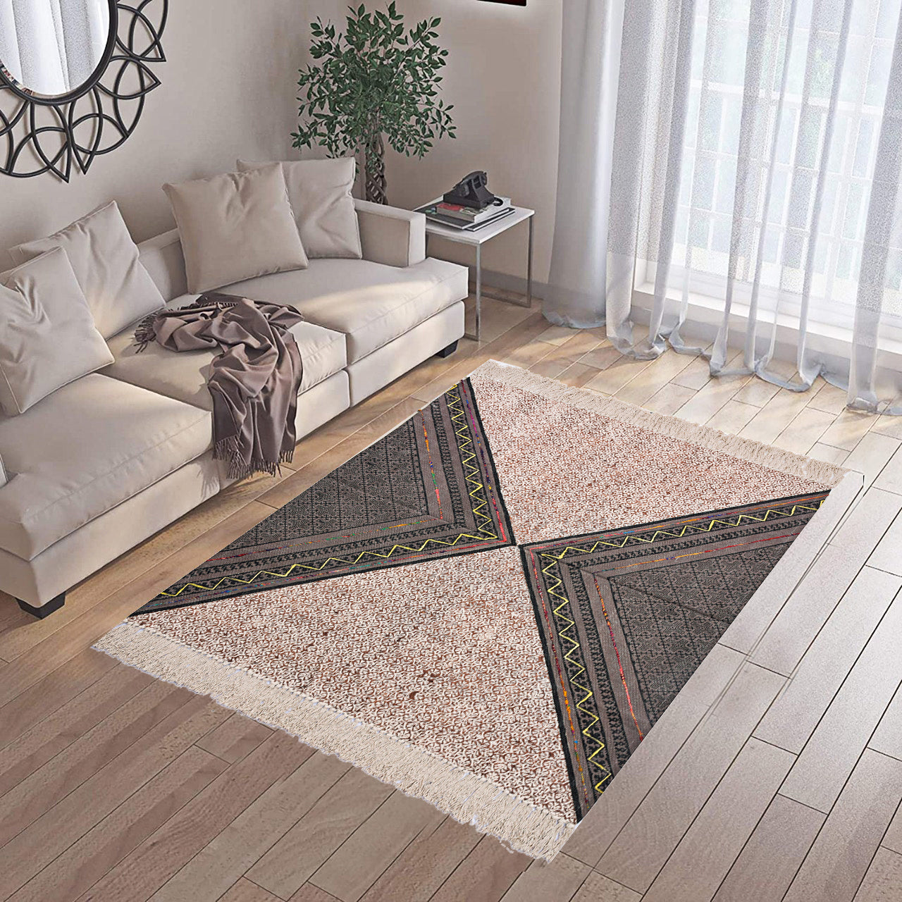 Niket Block Print Rug