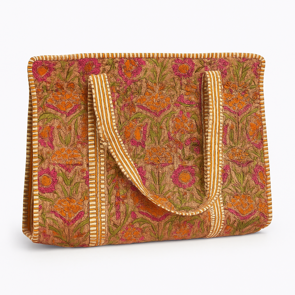 Gulbagh Quilted Tote