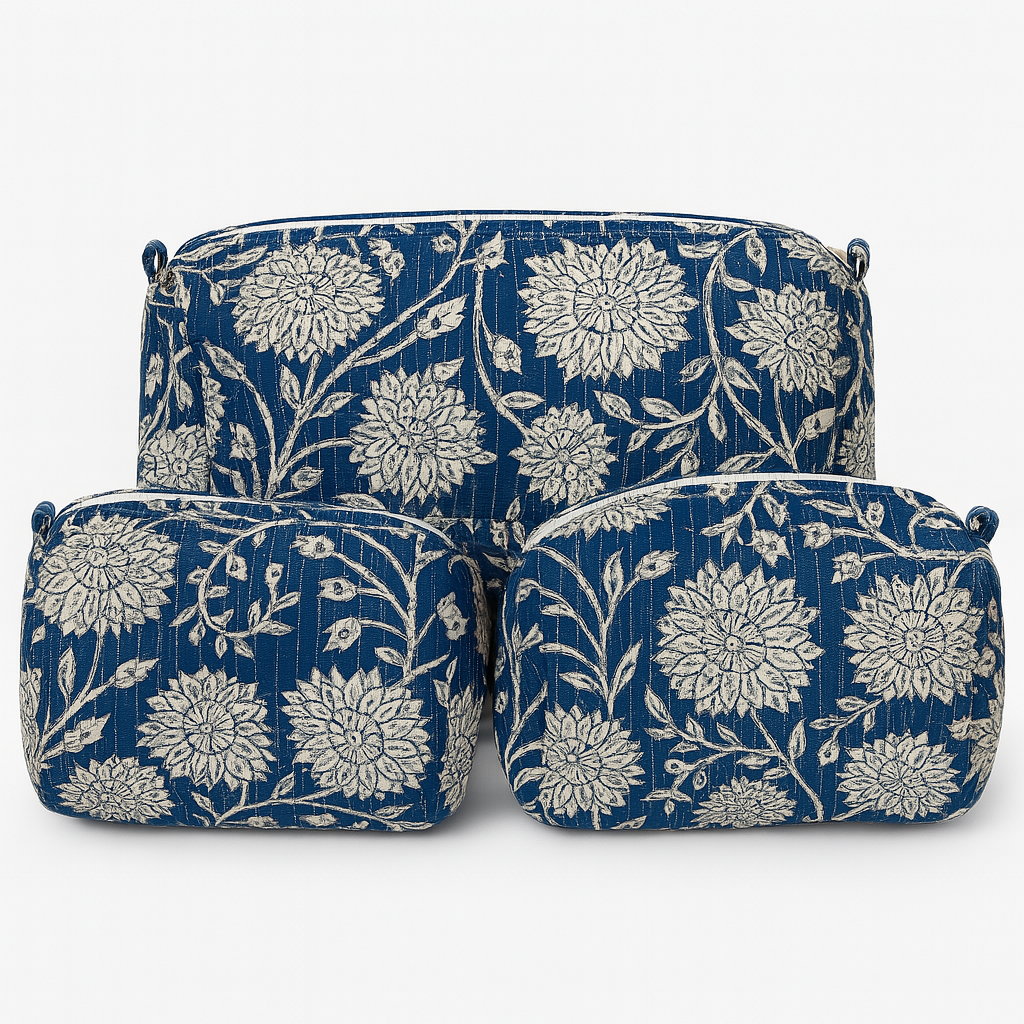 Nilkamal Quilted Pouch Set