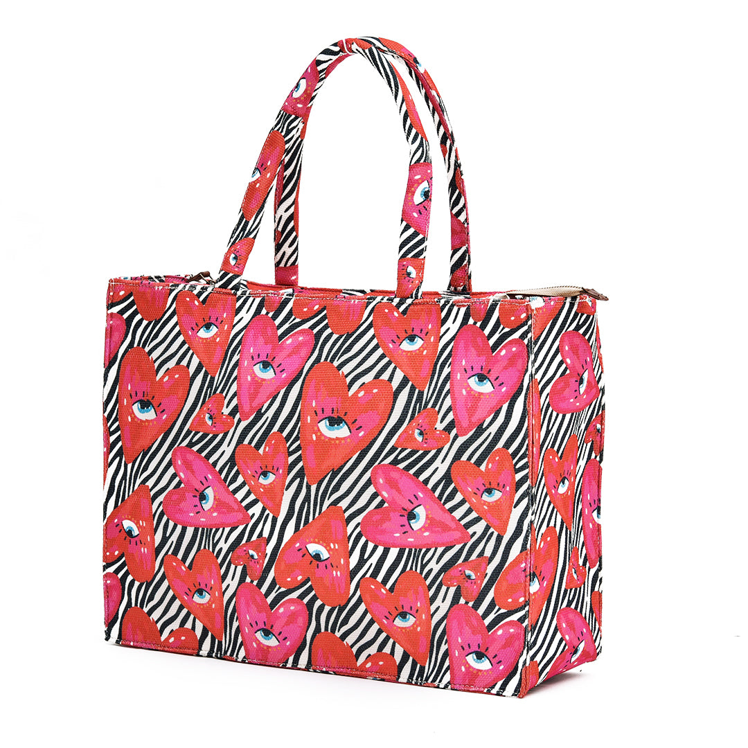 Heart Laptop Tote Bag