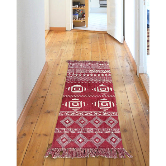 Ruby Red Urban Bed Runner