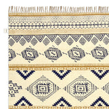 Tribal Rug with Madubani Accents