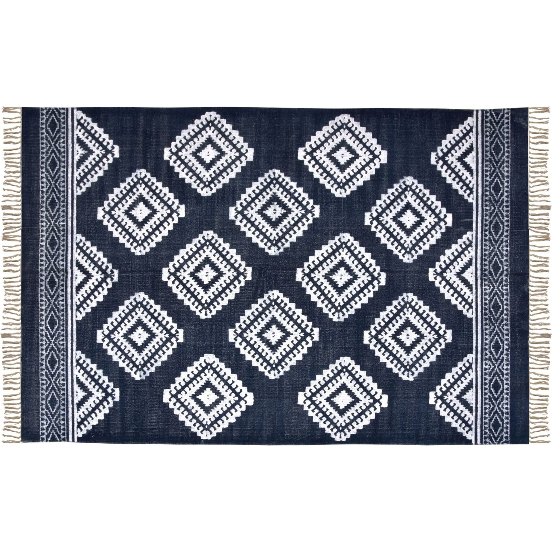 Midnight Blue Killim Rug