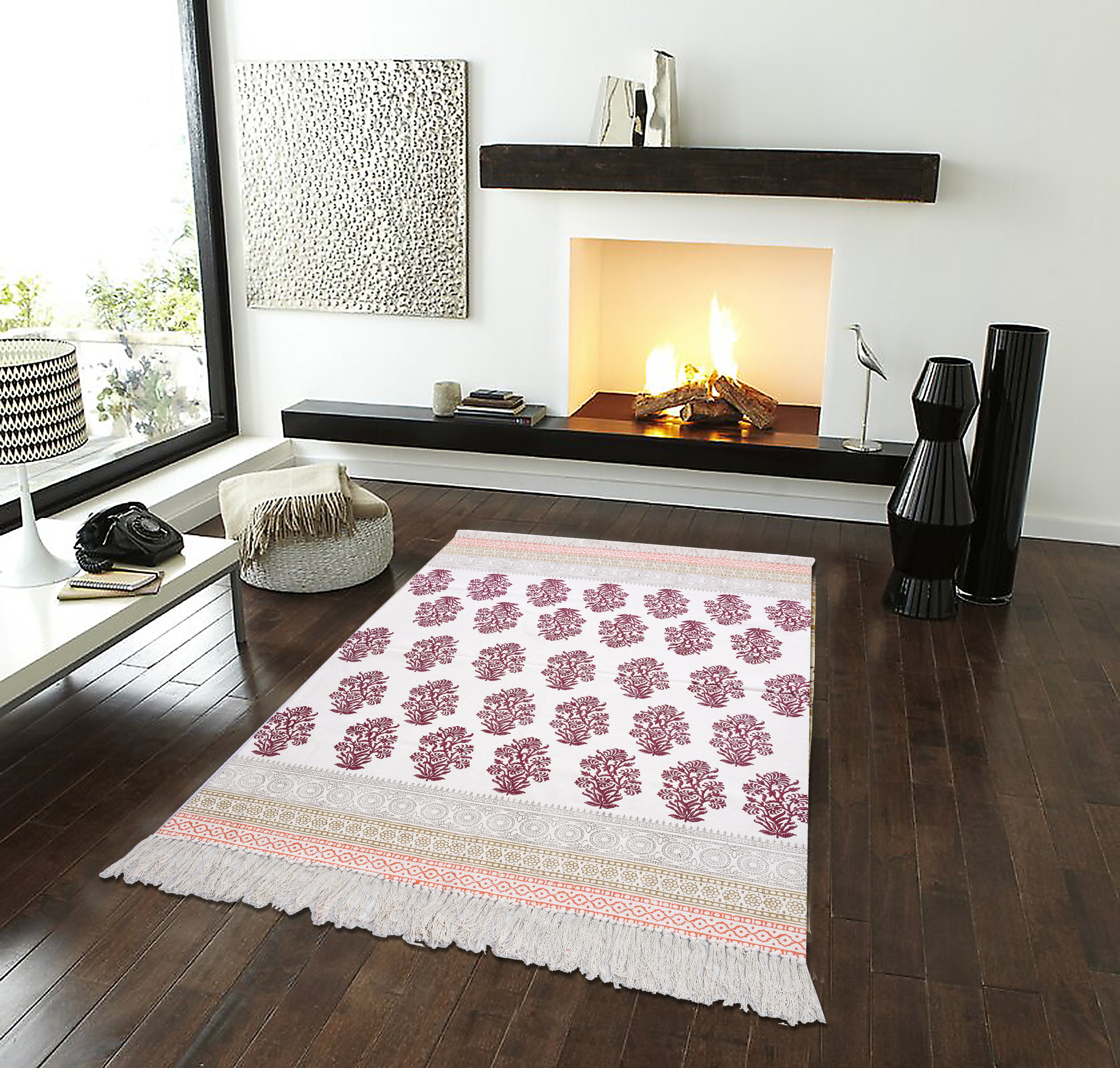 Palash Block Print Rug